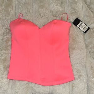Guess NWT Pink Crop top Size Small